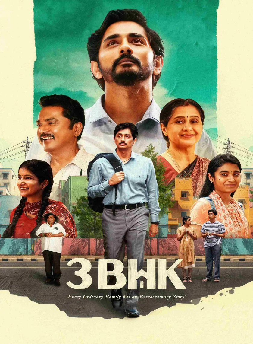 3BHK (2025) (Hindi + Tamil) Dual Audio UnCut South Movie HD ESub